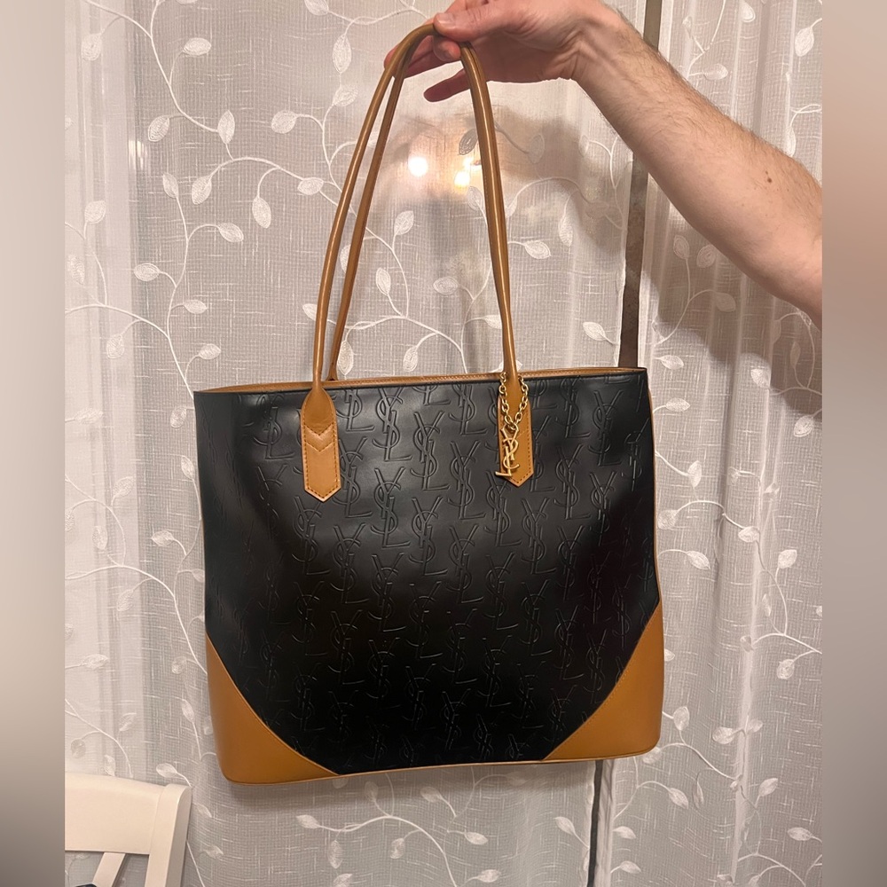 EUC YLS LEATHER TOTE BAG❤️ Absolutely Gorgeous🔥🔥🔥🔥